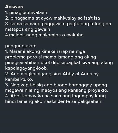 Gamitin sa pangungusap ang kapit.